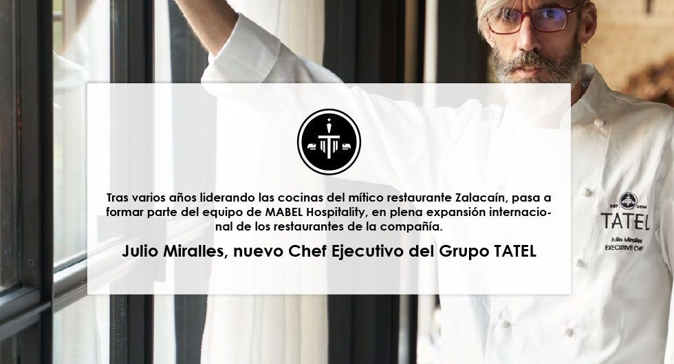 TATEL MADRID, el restaurante de Nadal, Cristiano, Gasol y Enrique Iglesias, ficha a Julio Miralles, último chef de Zalacaín k2_items_src_62ce28ec99c2fa1d4d37c00276d38905