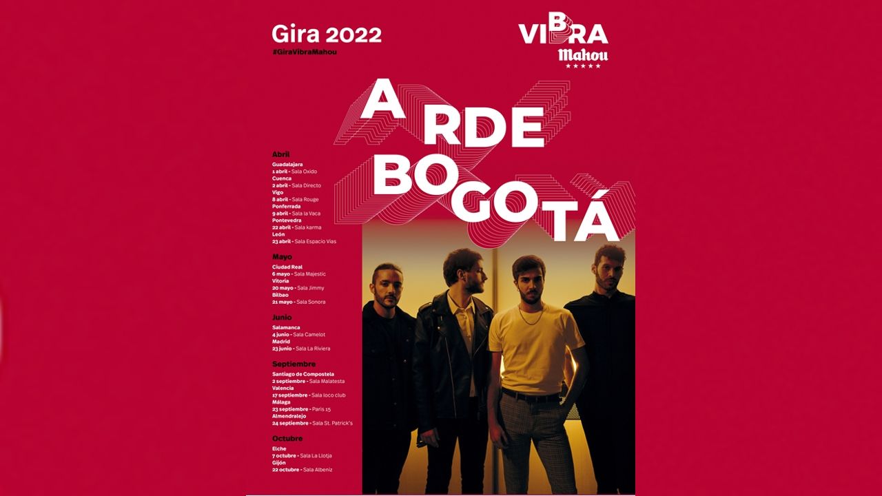 Arde Bogotá protagoniza la Gira Vibra Mahou, que pasará por 18 ciudades españolas k2_items_src_42e117e0c4e849ea187baaf6f5afd9f6