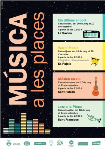 Musica Plazas cartel