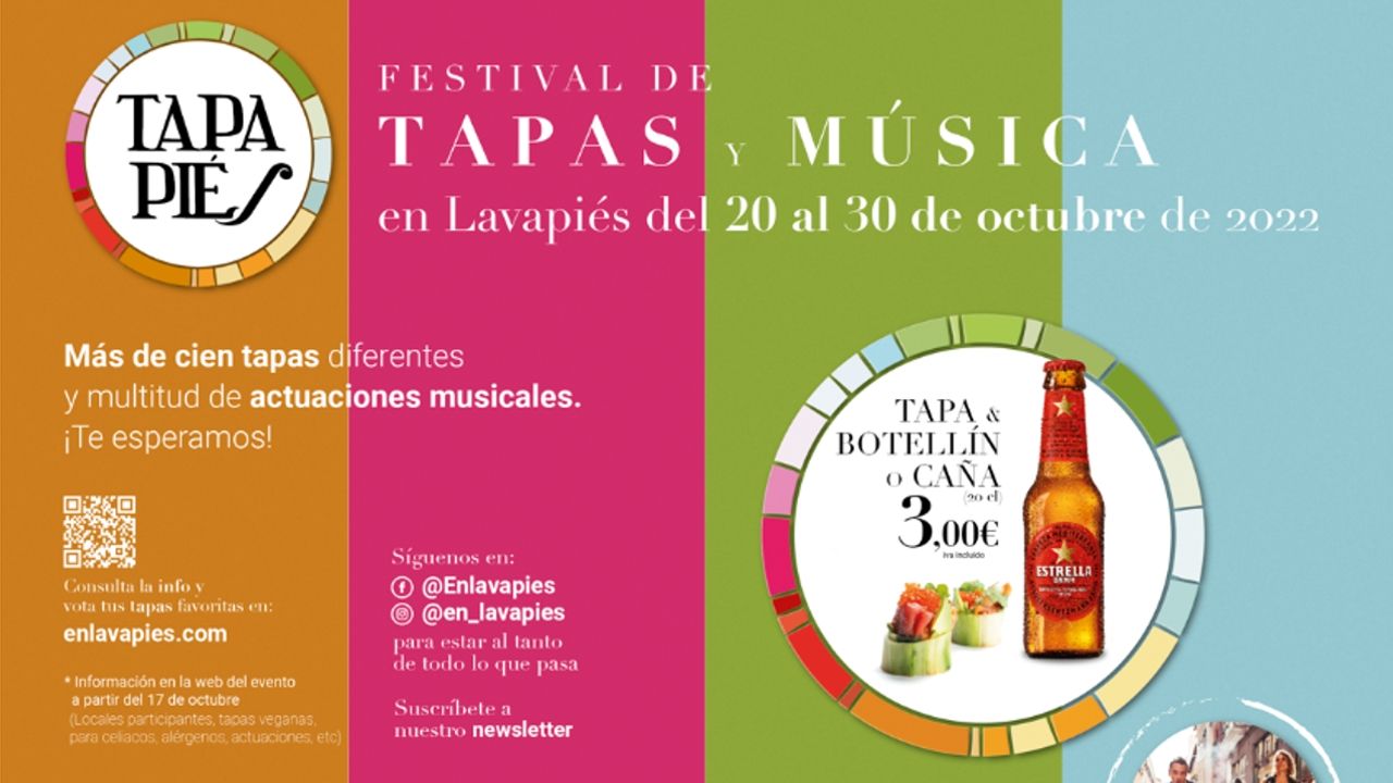 Vuelve Tapapiés: 100 bares con tapa y botellín a 3 euros en Madrid k2_items_src_c7f06923f7757ccddc9a4a0717631f6c