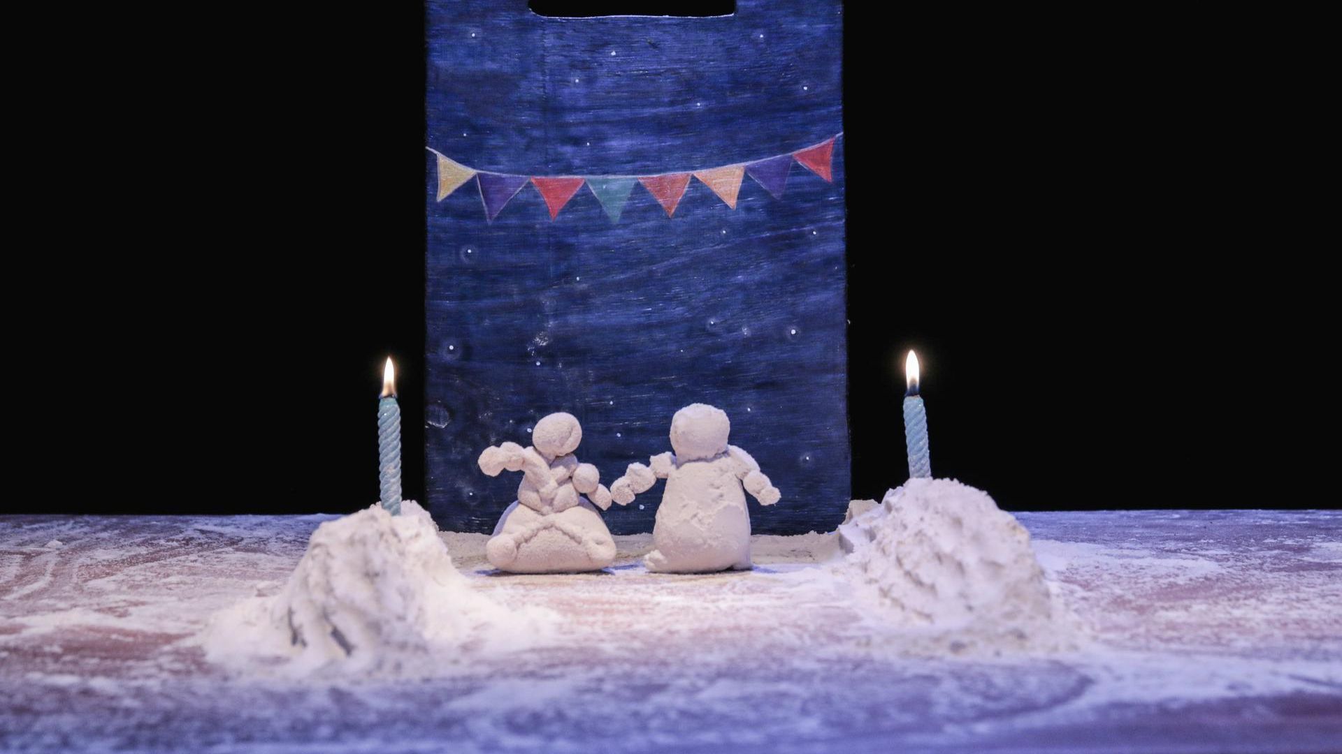 Escena del espectáculo Con un kilo de harina.