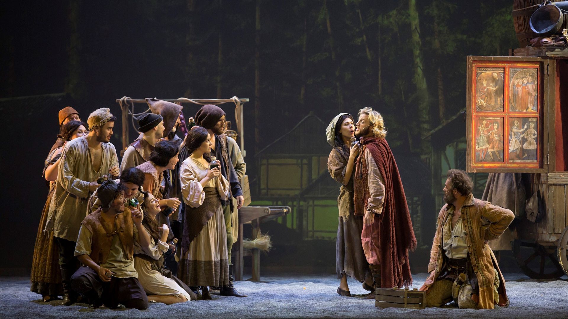 Parte del elenco de "El Médico" en una escena