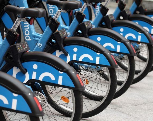 Una estación de Bicimad, foto del Ayuntamiento de Madrid