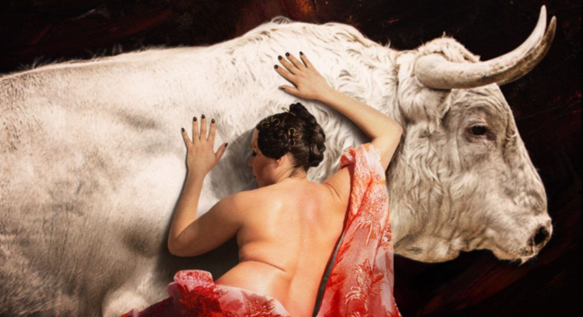 Cartel de Coronada y el toro