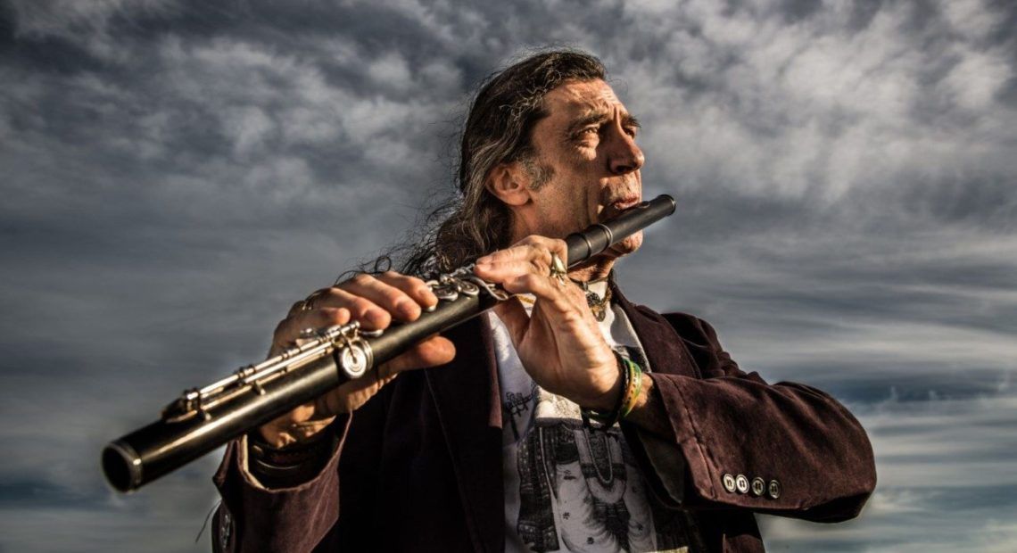 El flautista y saxofonista Jorge Pardo