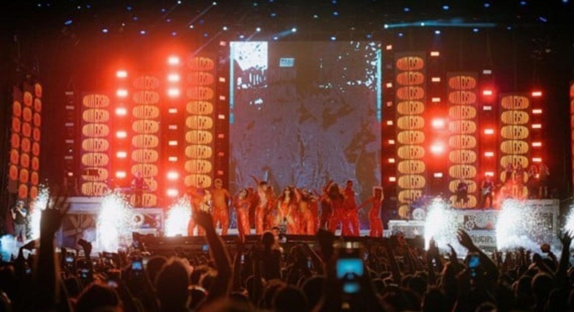 Lali en el concierto