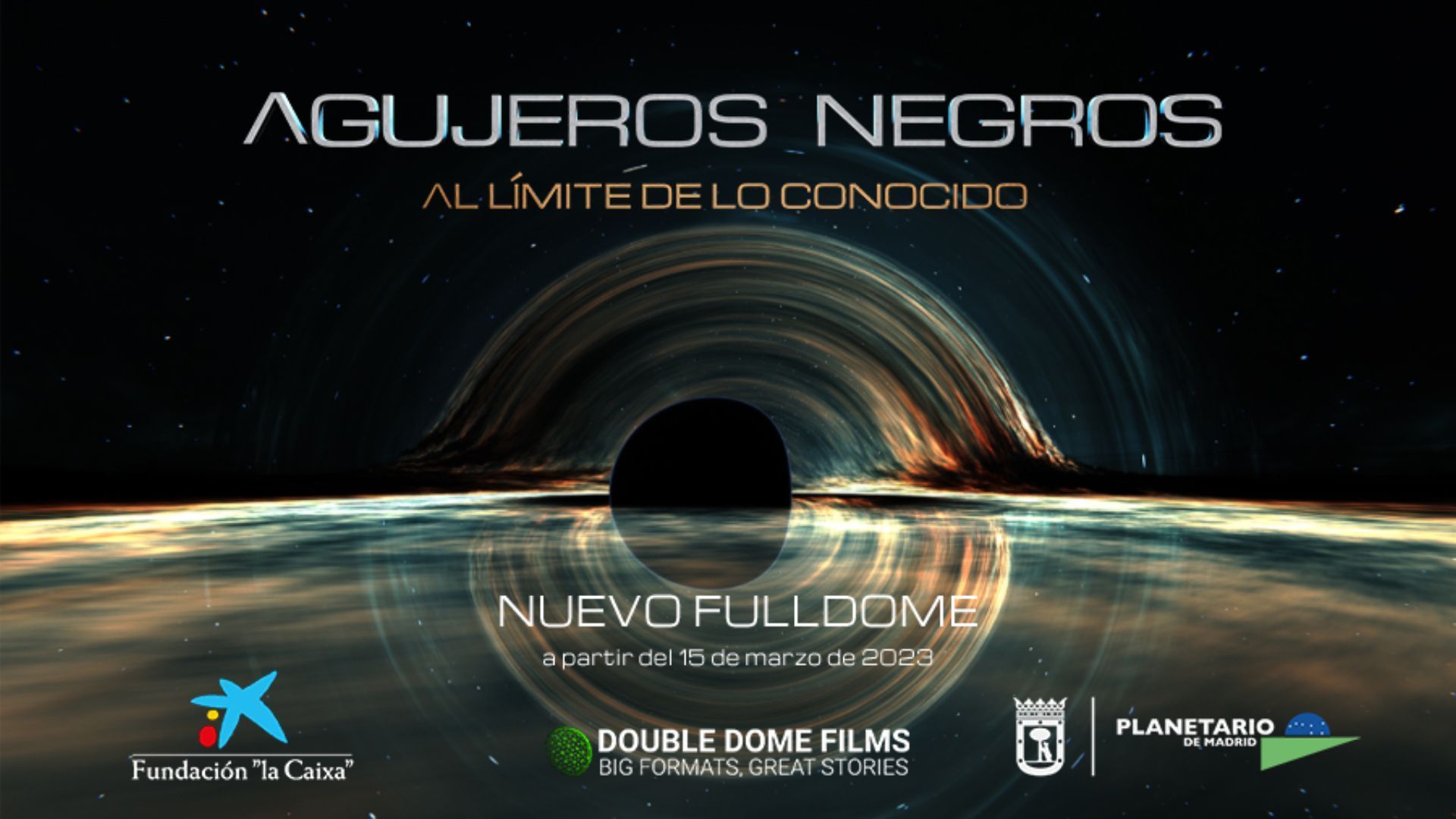 Portada tráiler Agujeros Negros Planetario de Madrid