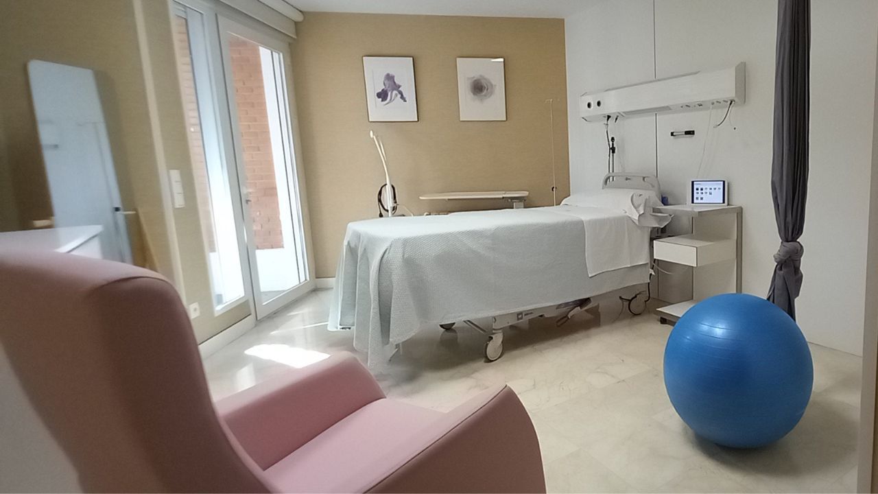 El Hospital Ruber Internacional adapta sus instalaciones de maternidad con salas de parto integrado Parto