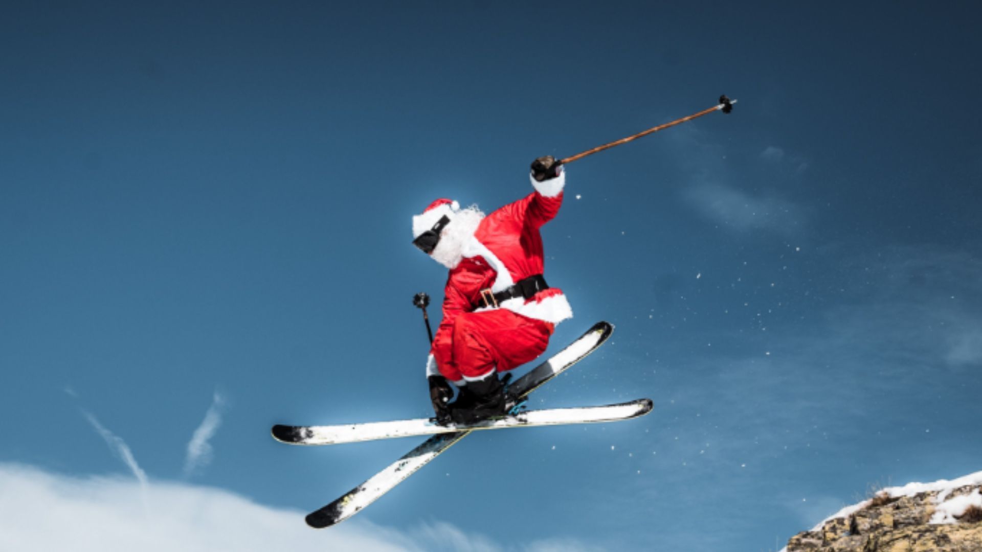 Papa Noel esquiando grandvalira