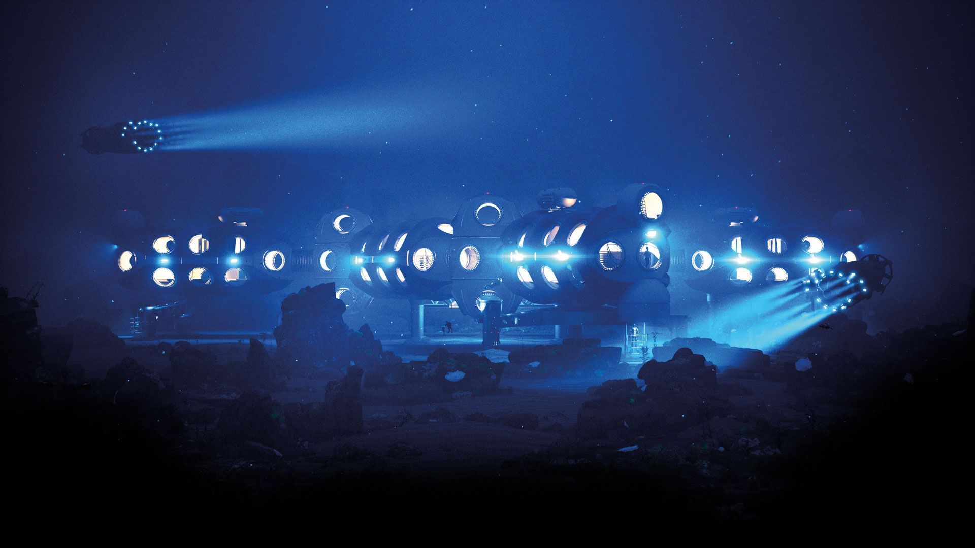 La humanidad podría ser acuática gracias a Sentinel 01—DEEP-Sentinel—Full-System-Scene