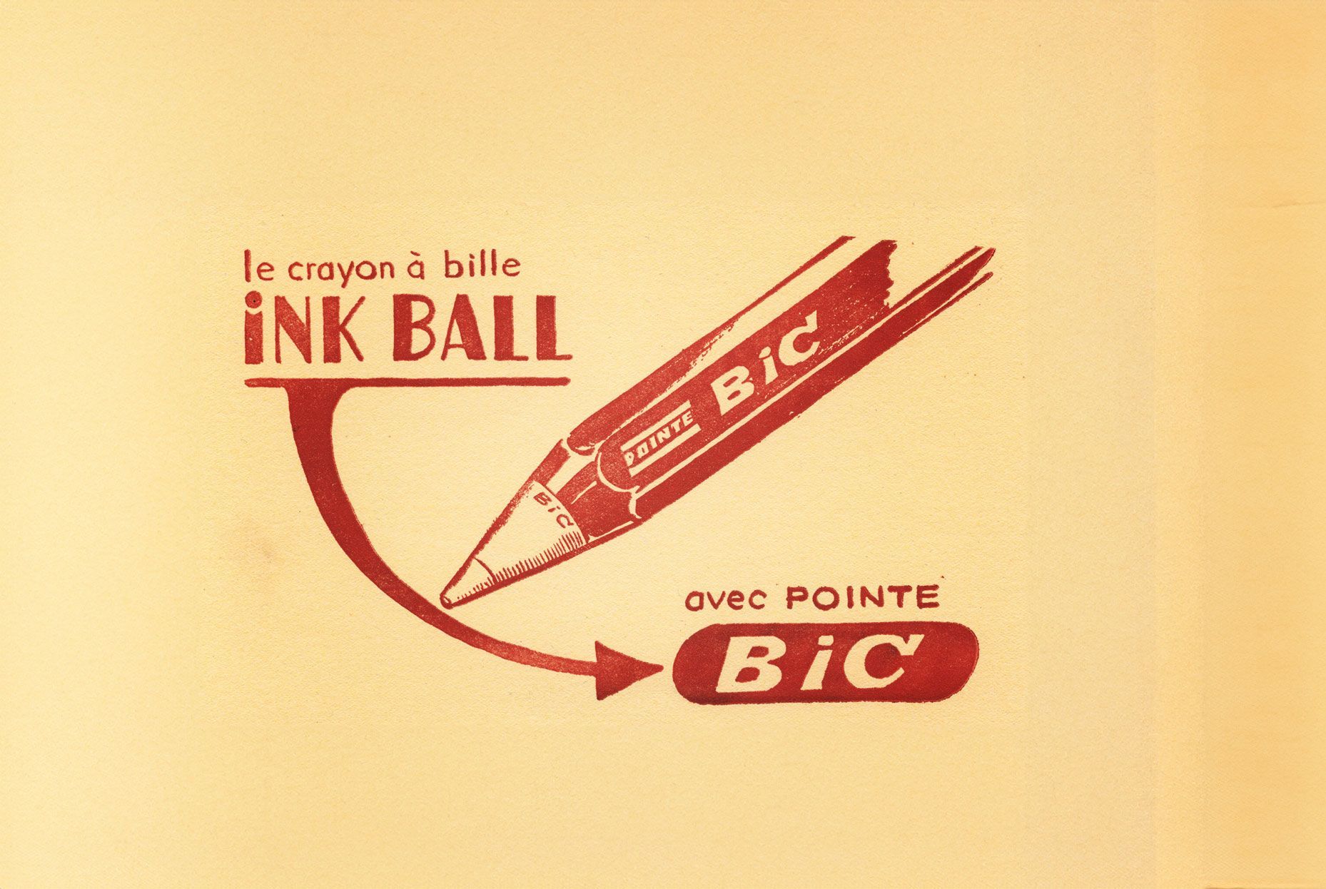 BIC: líder mundial en escritura 1951_belgium_buvard