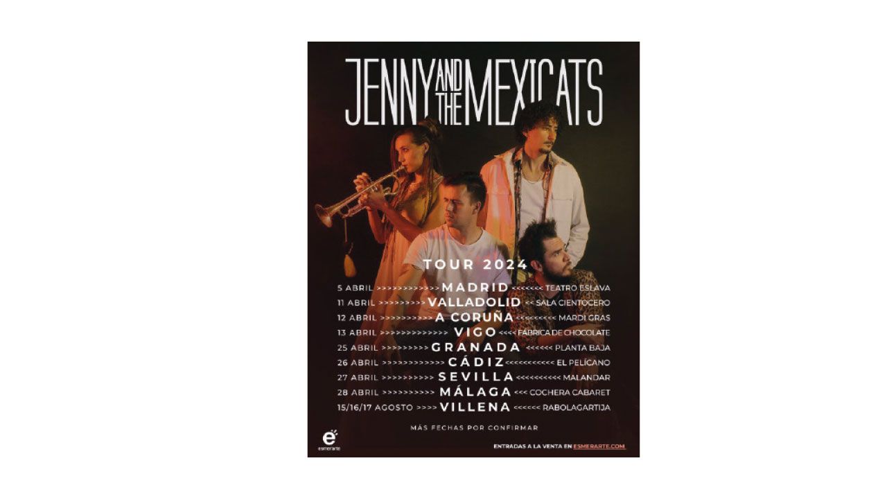 Jenny and The Mexicats, de gira por España Jenny_mexicans