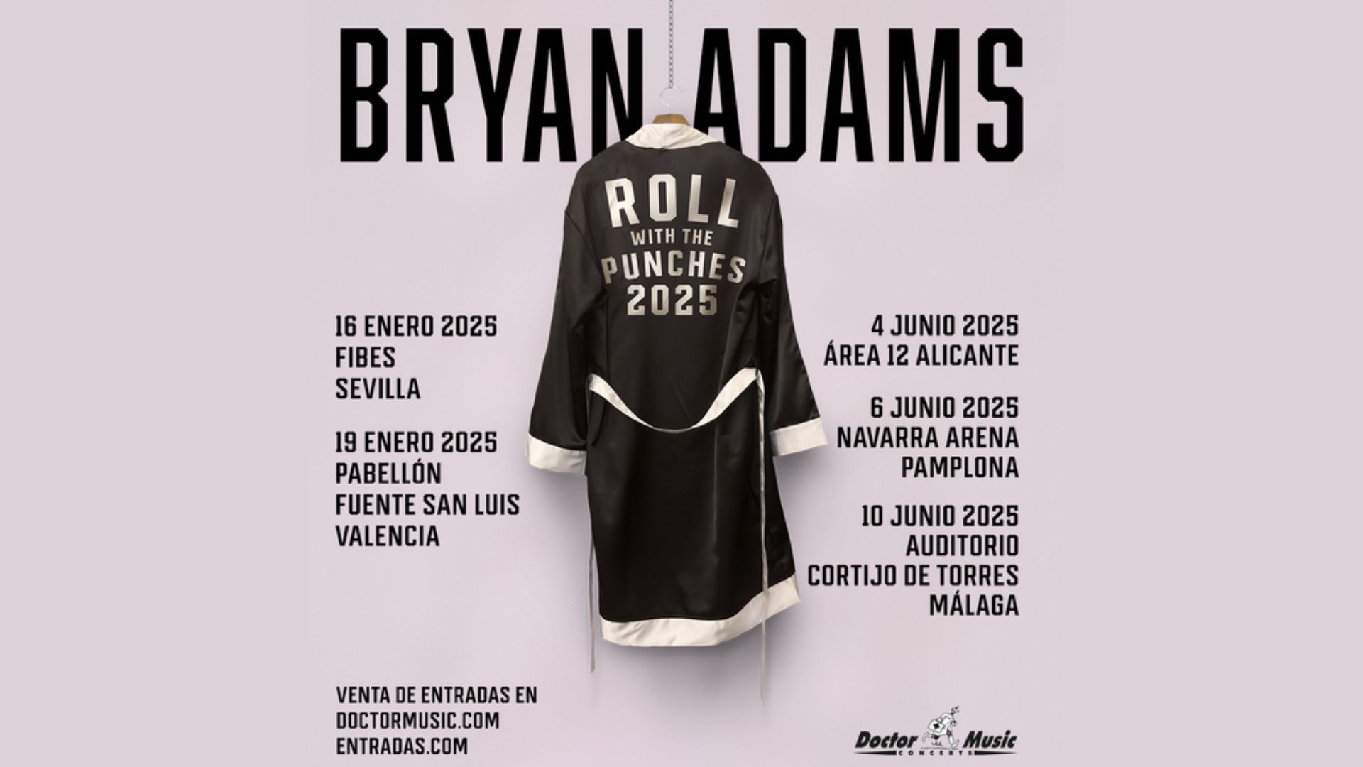 Bryan Adams anuncia nueva gira para 2025