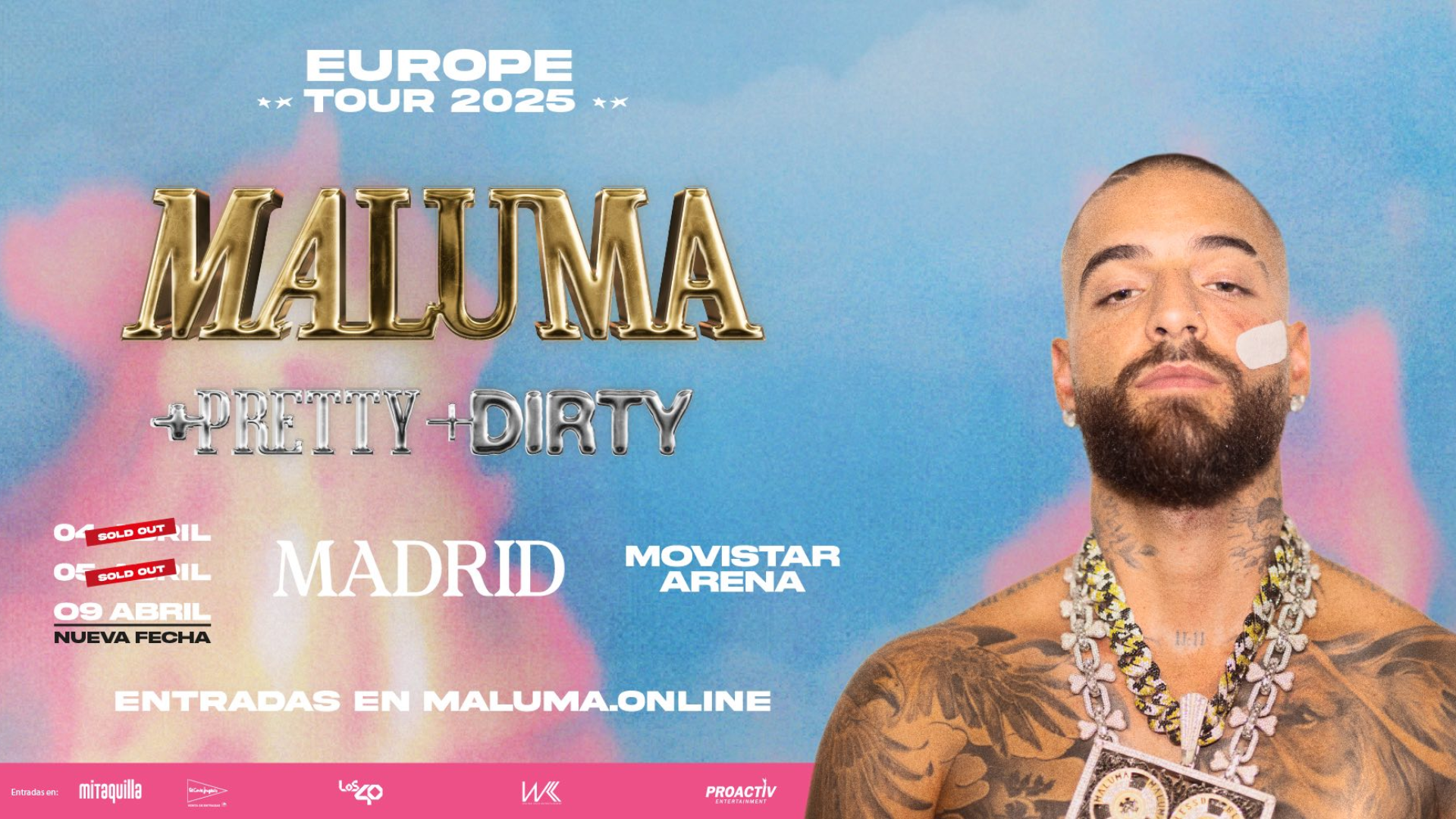 Nueva fecha Maluma Madrid